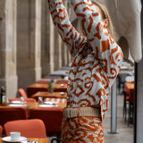 PANTALÓN ETNICO NARANJA