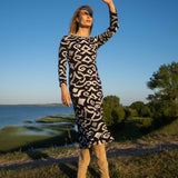 VESTIDO ÉTNICO NAVY