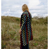 LONG ZIG ZAG COAT