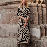 TRIBAL KNIT DRESS