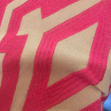 VESTIDO CHEVRON MIEL