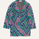 ABRIGO CHEVRON GRIS