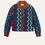 CAZADORA DENIM ZIG ZAG