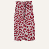 FALDA MANCHAS ROJA