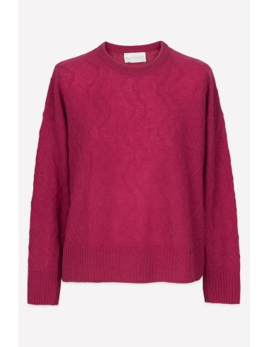 FUCHSIA CASHMERE SWEATER