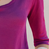 TOP CUELLO REDONDO BUGANVILLA