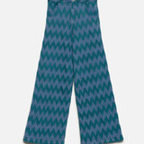PANTALÓN DENIM ZIG ZAG VERDE