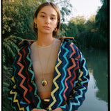 CAZADORA DENIM ZIG ZAG