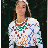 SUDADERA ESTRELLAS BLANCA