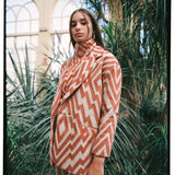 CHEVRON COAT