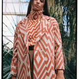 CHEVRON COAT