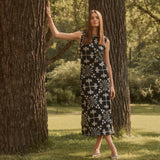 BLACK PALMS DRESS