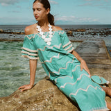 VESTIDO BEACH TEAL
