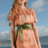 FALDA TRIBAL NARANJA