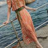 FALDA TRIBAL NARANJA
