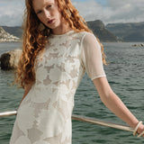 WHITE TULIP DRESS