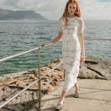 WHITE TULIP DRESS