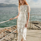 WHITE TULIP DRESS
