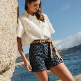 SHORTS CHEVRON BLUE