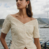 TOP CUERDA BEIGE