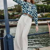 JERSEY PRINT BLUE