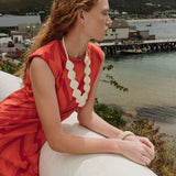 VESTIDO CHEVRON FUEGO