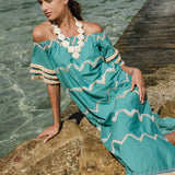 VESTIDO BEACH TEAL
