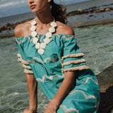 VESTIDO BEACH TEAL