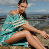 VESTIDO BEACH TEAL