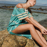 VESTIDO BEACH TEAL