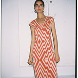ZIGZAG CHEVRON CORAL