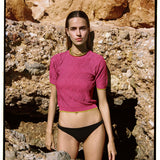JERSEY BASICO MANGA CORTA ROSA