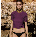 JERSEY BASICO MANGA CORTA MORADO