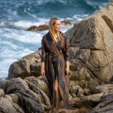 VESTIDO CAMISERO IKAT KAKI