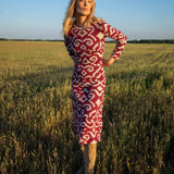 VESTIDO ETNICO ROSA