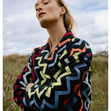 ABRIGO ZIG ZAG LARGO