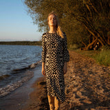 VESTIDO ETHNIC VOLANTE