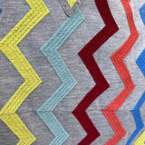 ZIG ZAG V-NECK MULTI