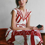 VESTIDO ESTRELLAS ROJO