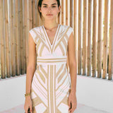 VESTIDO ESTRELLAS BEIGE