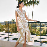 VESTIDO ESTRELLAS BEIGE