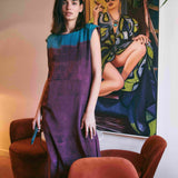 VESTIDO BICOLOR
