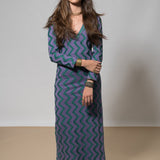 VESTIDO ZIGZAG VIOLETA