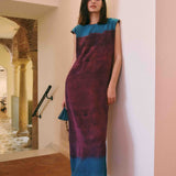 VESTIDO BICOLOR