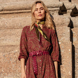 VESTIDO CAMISERO TOSTADO