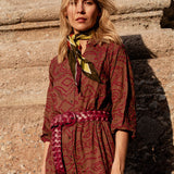 VESTIDO CAMISERO TOSTADO