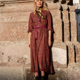VESTIDO CAMISERO TOSTADO