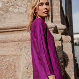 VESTIDO FOIL ROSA