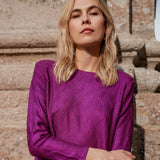 VESTIDO FOIL ROSA