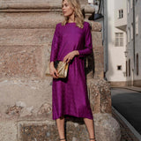 VESTIDO FOIL ROSA